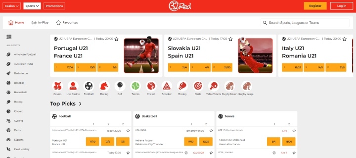 32Red Home Page
