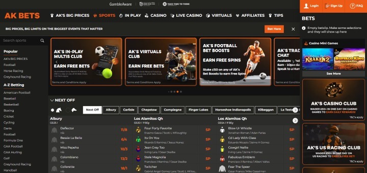 AK Bets Home Page