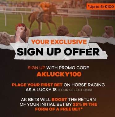 AK Bets Racing Welcome Offer