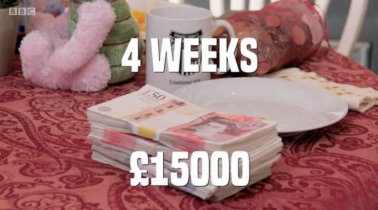 4 weeks £1500