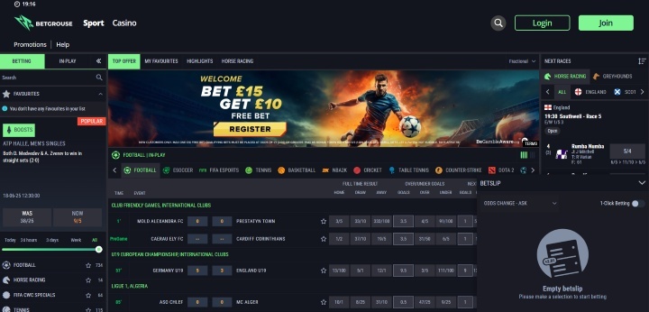 BetGrouse Home Page