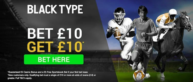 Blacktype welcome offer banner