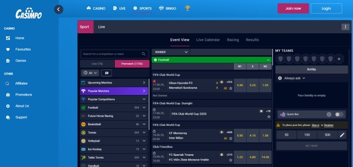 Casimpo Home Page
