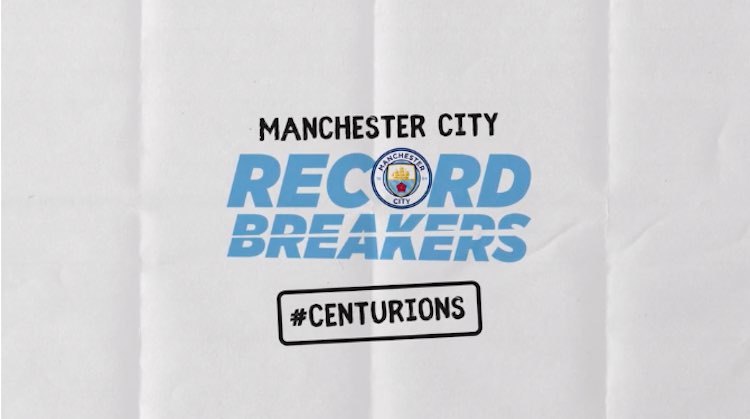 man city 100 points record