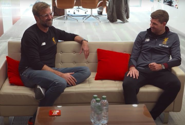 Gerrard and Klopp