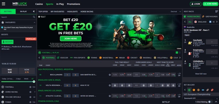Mr Luck Home Page