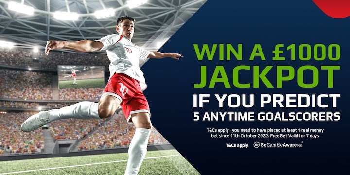 NetBet: £1000 Jackpot Anytime Scorer Competition Explained