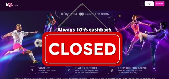 Nobonus closed
