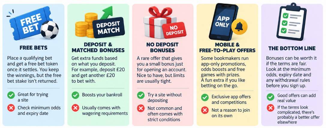 Should you take bonuses from New Sports betting sites in the UK?