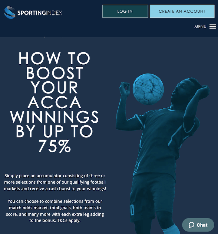 Sporting Index: Boost Your Acca Offer Explained