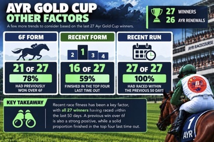 What are the key Ayr Gold Cup trends? Other Factors