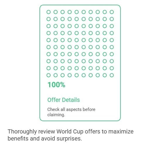 World Cup Offer Checklist