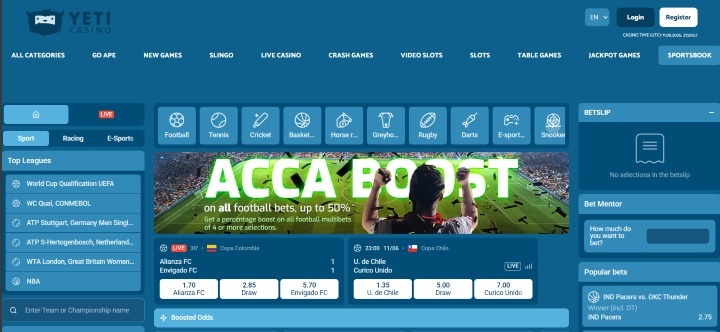 Yeti Home Page