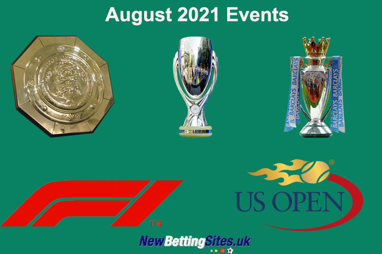 August Events 2021 trophies and logos