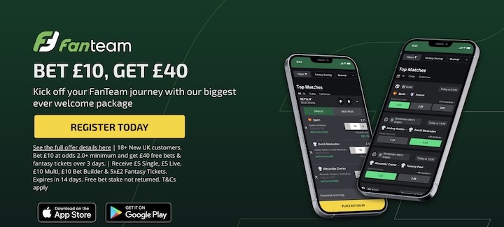 fanteam welcome offer - newbettingsites.uk