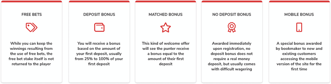 bonus offer types