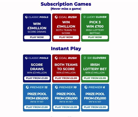the football polls subscriptions options